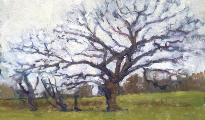 First paintings 2015: a few tentative attempts after several weeks’ lay&nbsp;off.